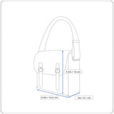 Vintage Brighton One World Black Leather Gold Equestrian Medallion Shoulder Bag