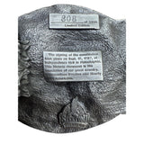 Vtg Siskiyou 1986 US Constitution Belt With Pewter Buckle 200 Yrs Brown Leather