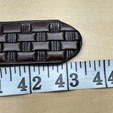 Vtg Siskiyou 1986 US Constitution Belt With Pewter Buckle 200 Yrs Brown Leather