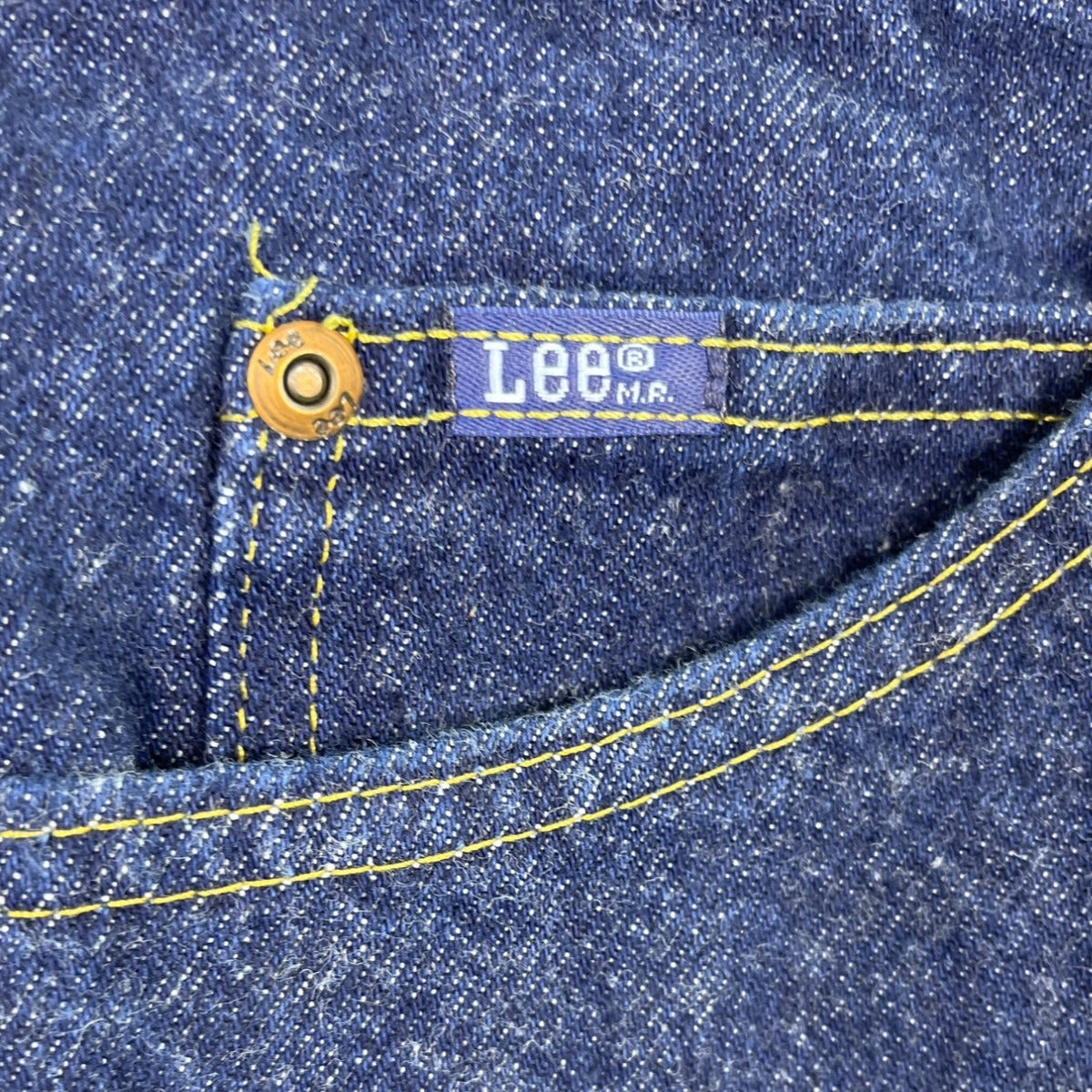 Vintage 90s Y2K Lee Mens Regular Fit Straight Leg Jeans 34x30 Dark Blue - New
