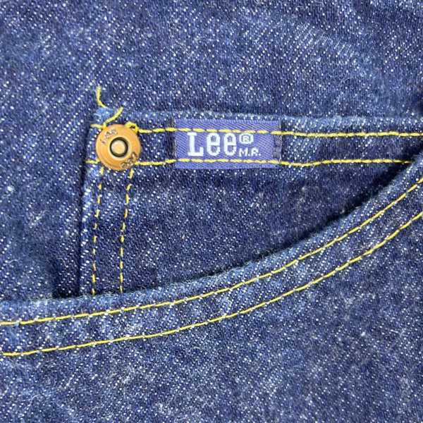 Vintage 90s Y2K Lee Mens Regular Fit Straight Leg Jeans 34x30 Dark Blue - New