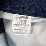 Vintage 90s Y2K Lee Mens Regular Fit Straight Leg Jeans 34x30 Dark Blue - New