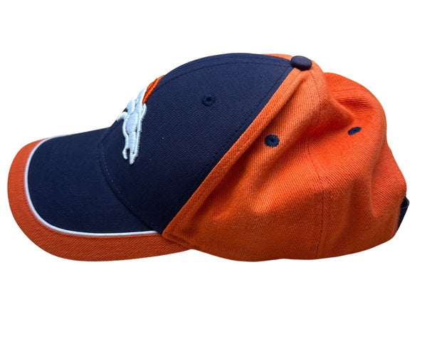 Denver Broncos NFL Adjustable Cap Navy Orange Embroidered Logo Adjustable Strap