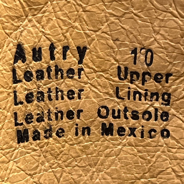 Steve Madden Women’s Brown Leather Western Cowboy Ankle Top Autry Boots Size 10