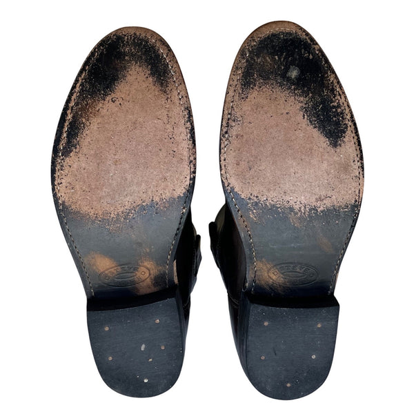 Steve Madden Women’s Brown Leather Western Cowboy Ankle Top Autry Boots Size 10