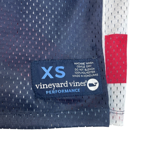 Vineyard Vines Men’s Patriotic Mesh Tank Top With American Flag Sz XS