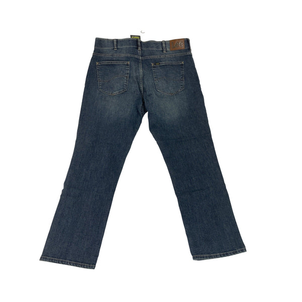 Lee Man Extreme Motion Straight Fit Jeans Dark Wash Stretch Denim Sz 36X30 - New