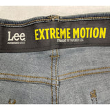 Lee Man Extreme Motion Straight Fit Jeans Dark Wash Stretch Denim Sz 36X30 - New