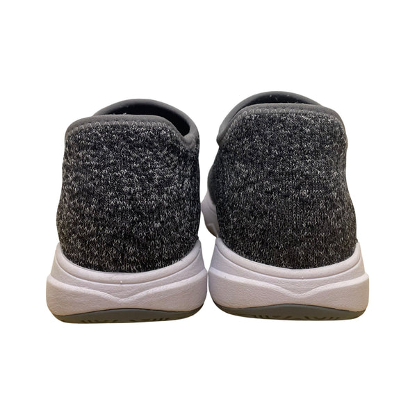 Vessi Women’s Black & White Knit Cityscape Slip-On Dyma-Tex Walking Shoes Size 8