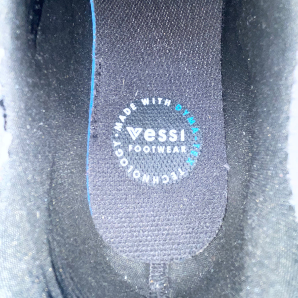 Vessi Women’s Black & White Knit Cityscape Slip-On Dyma-Tex Walking Shoes Size 8