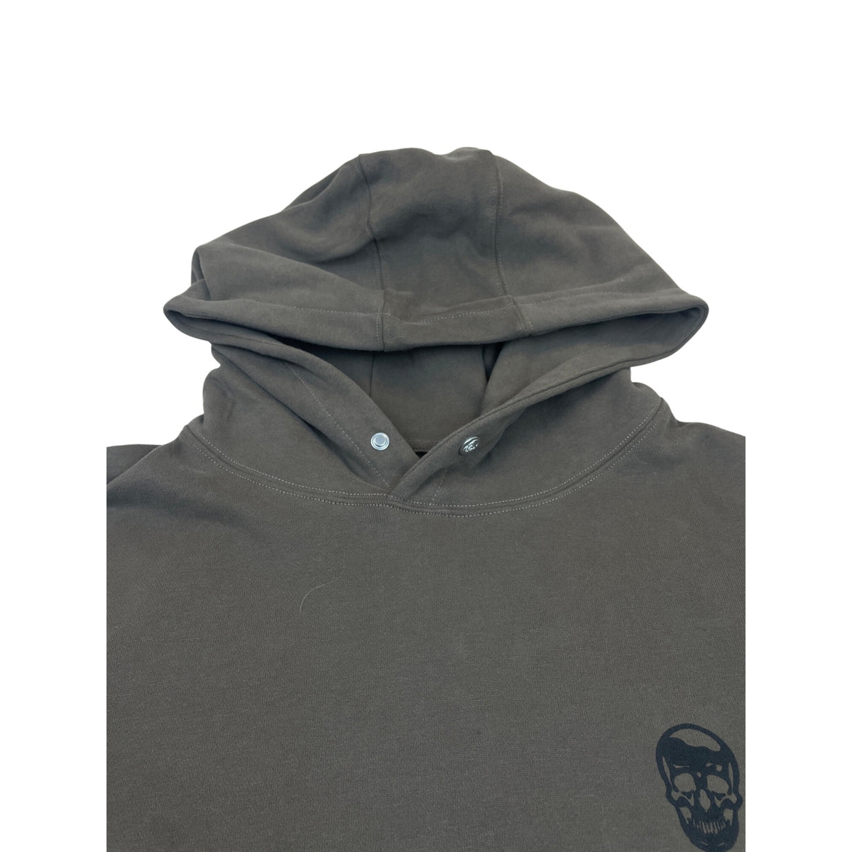 Gymreapers Dark Gray Mens Hoodie With Skull Logo Long Sleeve Sz XL - New