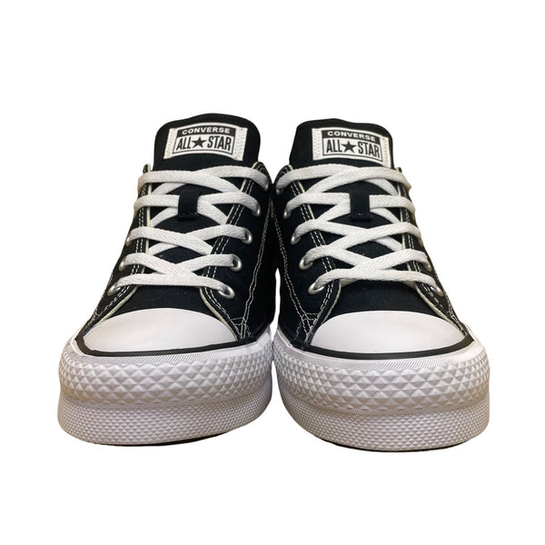 Converse Kids Black & White Canvas Lace-Up Low-Top All Star Sneakers Size 6-New