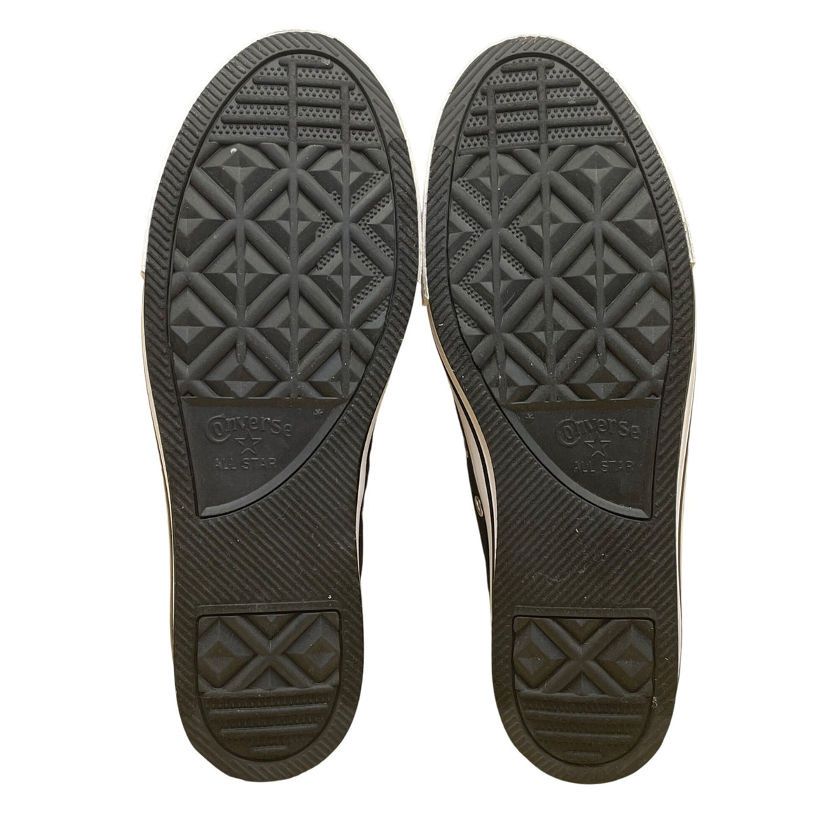 Converse Kids Black & White Canvas Lace-Up Low-Top All Star Sneakers Size 6-New