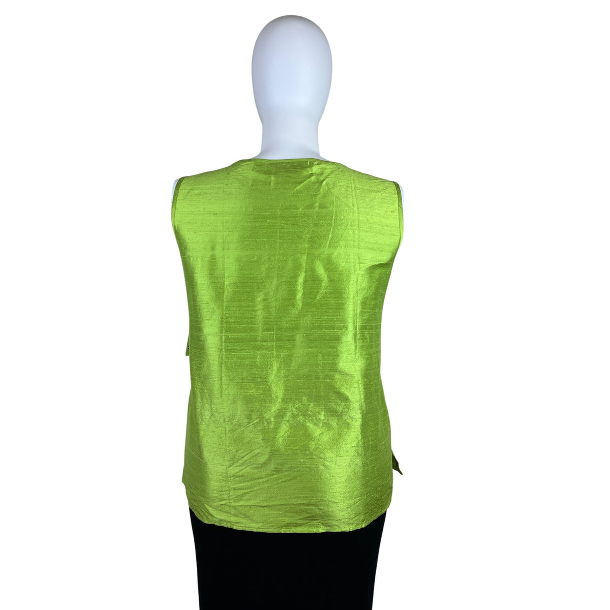 Caroline Rose Green Women’s Silk Tank Top & Jacket Two-Piece Outfit Sz 1X