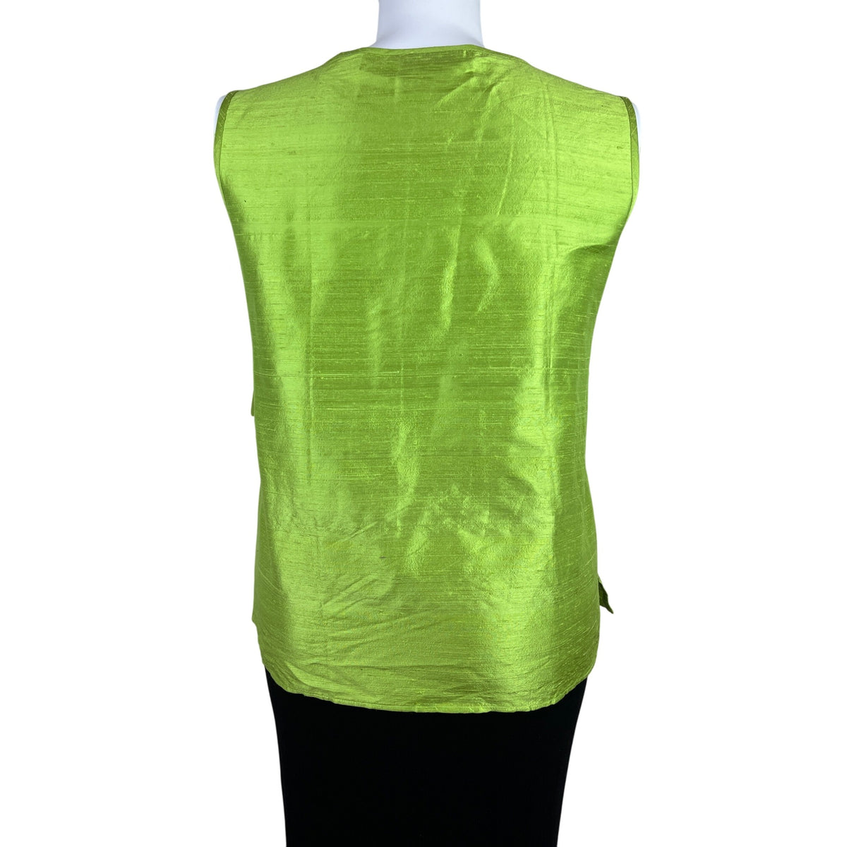 Caroline Rose Green Women’s Silk Tank Top & Jacket Two-Piece Outfit Sz 1X
