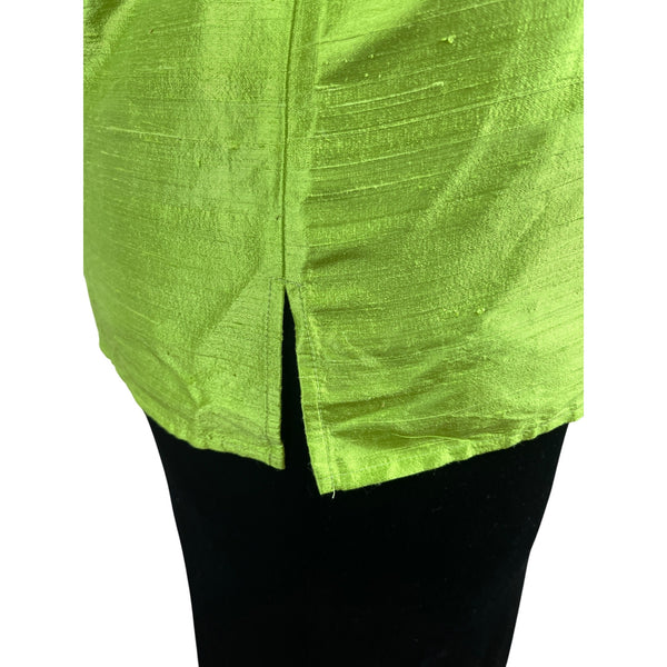 Caroline Rose Green Women’s Silk Tank Top & Jacket Two-Piece Outfit Sz 1X
