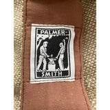 Palmer Smith Beige Canvas Tote Bag With Embroidered Golf Design