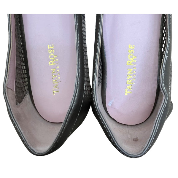 Taryn Rose Women’s Quartz-Metallic Leather Jac Slip-On Loafers Size 10M