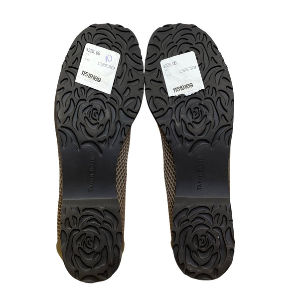Taryn Rose Women’s Quartz-Metallic Leather Jac Slip-On Loafers Size 10M