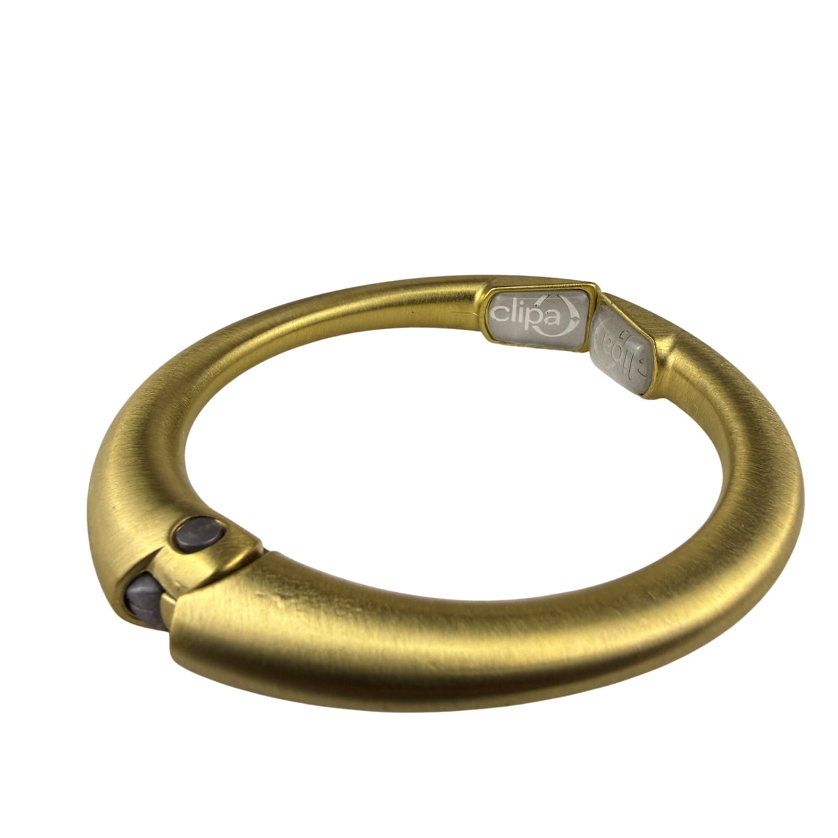 Clipa Womens Gold Tone Metal Bracelet/Hanger Adjustable Size Multipurpose Circle