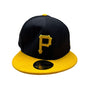 New Era Pittsburgh Pirates 59Fifty Fitted Cap Black & Yellow Size 7 1/2 MLB Hat