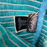 Sequin Spaghetti-Strap Ombre Glitter Tank Top Womens Shiny Partywear Teal/Green M/L