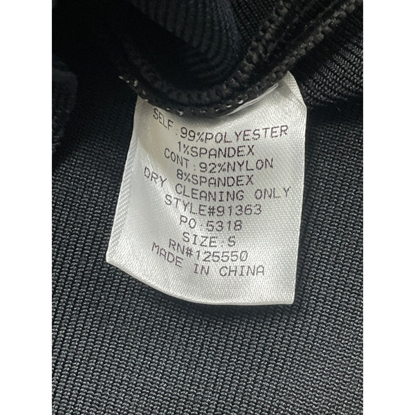 Fashion Nova Women’s Black Sheer Mesh Long Sleeve Bodycon Dress Size S - New