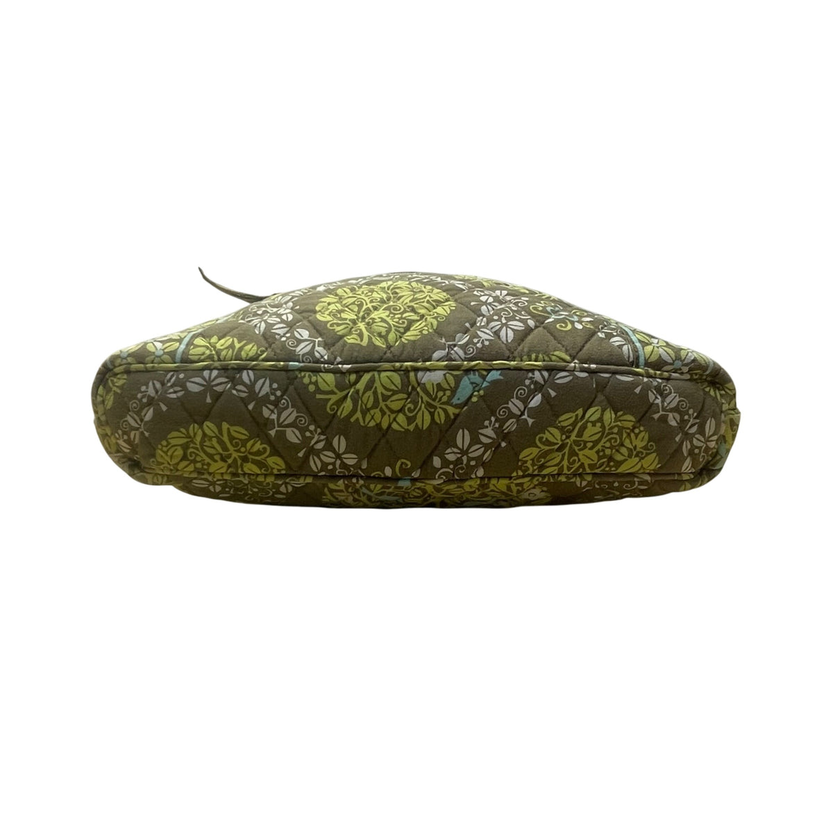 Vera Bradley Women’s Green Quilted Adjustable Strap Floral Pattern Crossbody Bag