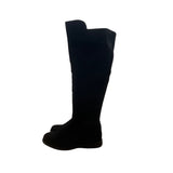 Shoe Ahoic Women’s Black Faux Suede Inside Zipper closure Knee High Boots Size 6