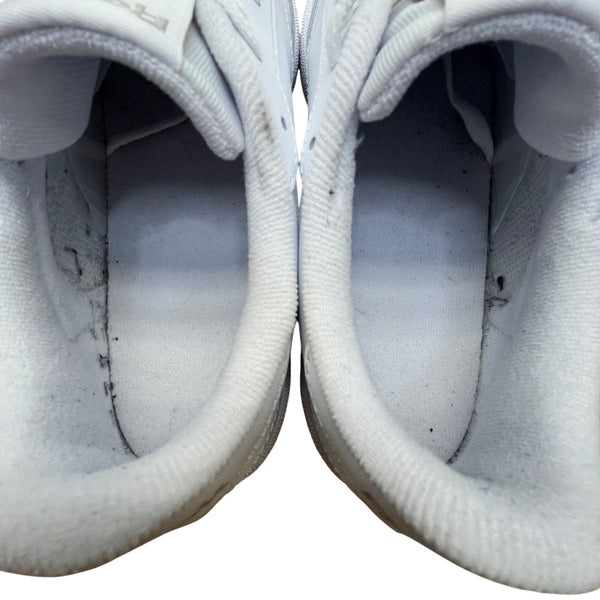 Reebok Women’s White Leather Lace Up Low-Top Classic Club C 85 Sneakers Size 8