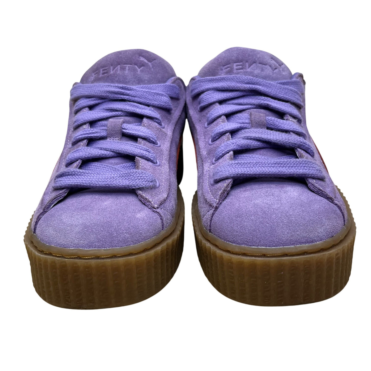 Puma x Fenty Women’s Purple Suede Creeper Phatty Platform Sneakers Size 9.5