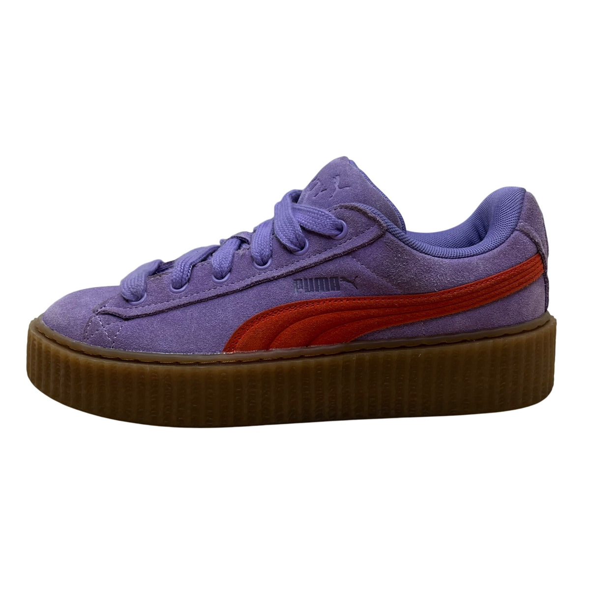 Puma x Fenty Women’s Purple Suede Creeper Phatty Platform Sneakers Size 9.5