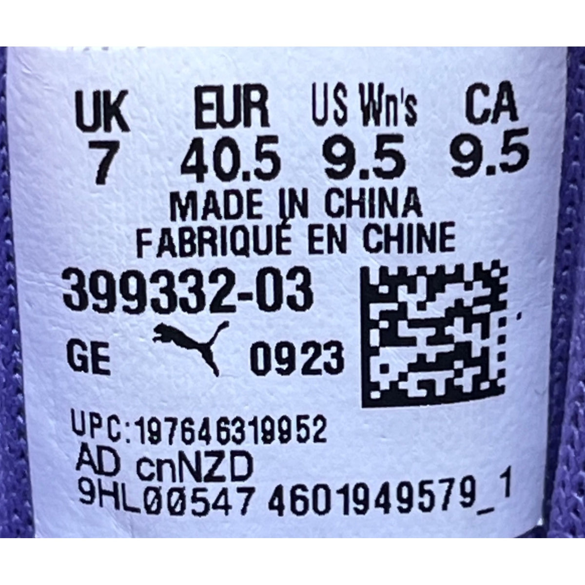 Puma x Fenty Women’s Purple Suede Creeper Phatty Platform Sneakers Size 9.5