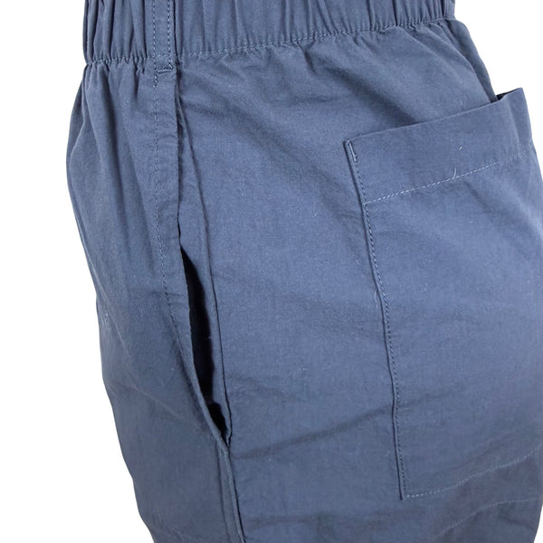 Buck Mason Women's Dark Grey Cotton Elastic Waist Boxer Shorts Size XS