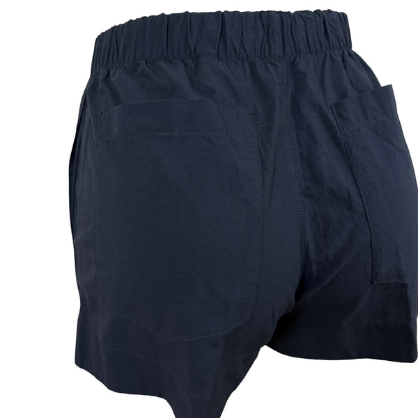 Buck Mason Women's Dark Grey Cotton Elastic Waist Boxer Shorts Size XS