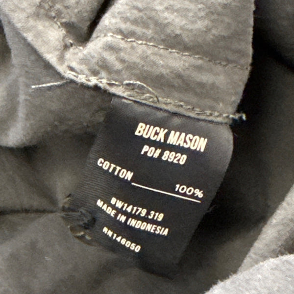 Buck Mason Women's Dark Grey Cotton Elastic Waist Boxer Shorts Size XS