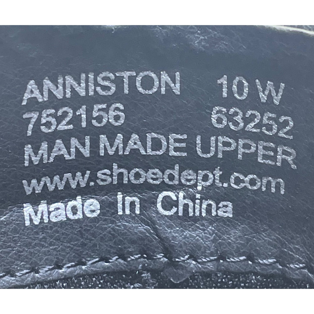 Jessica Cline Women’s Black Faux Leather Block Heel Anniston Ankle Boots Sz10W