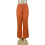 Tommy Hilfiger Womens Orange Cotton Pants Size 14 Made In Mauritius