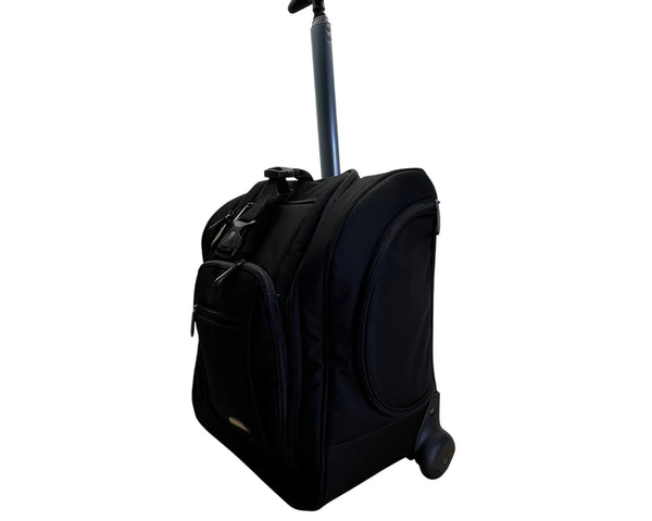 Travelon Black Telescoping Handle & Multi-Compartments Wheeled Carry-On Luggage