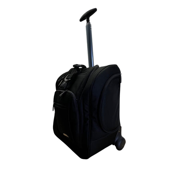 Travelon Black Telescoping Handle & Multi-Compartments Wheeled Carry-On Luggage