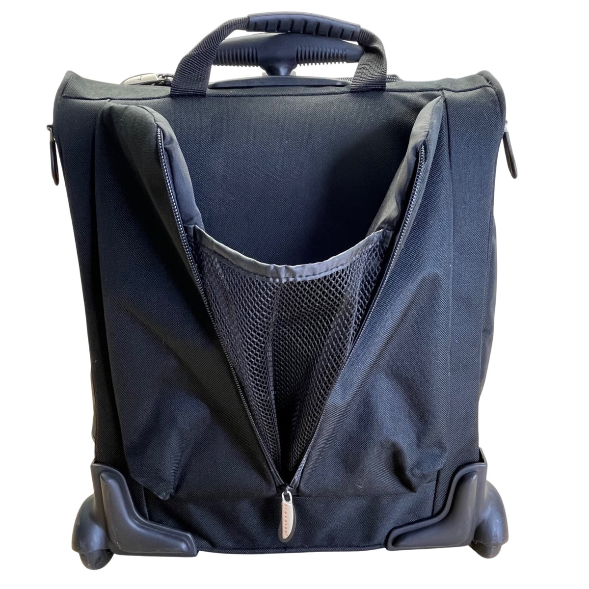 Travelon Black Telescoping Handle & Multi-Compartments Wheeled Carry-On Luggage