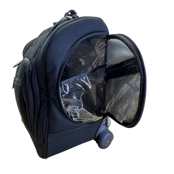 Travelon Black Telescoping Handle & Multi-Compartments Wheeled Carry-On Luggage