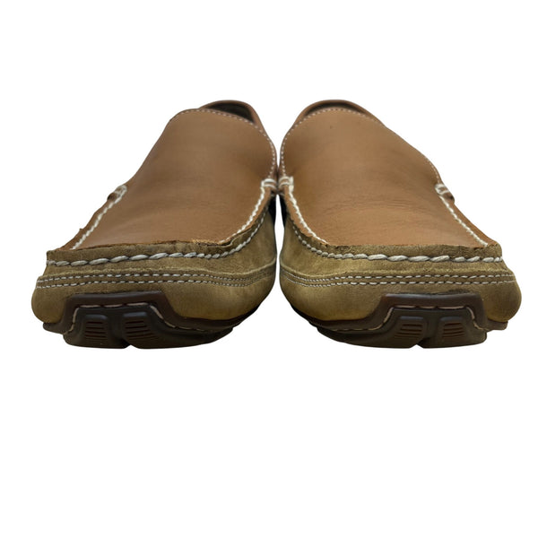 Rockport Men’s Tan/Brown Leather Washable Fast Approach Loafers Size 8.5M