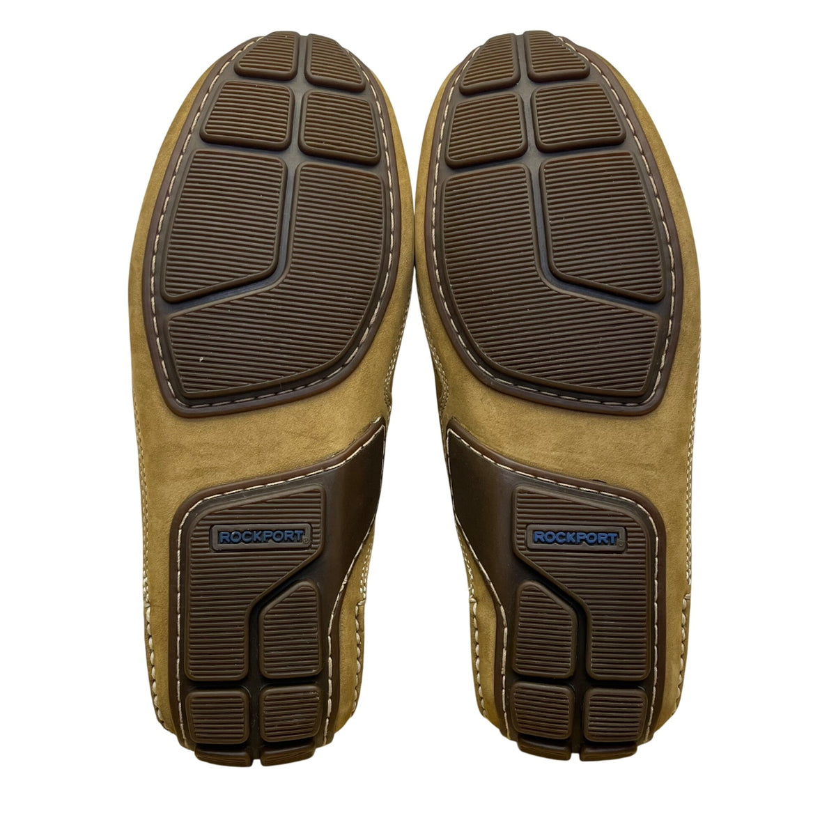 Rockport Men’s Tan/Brown Leather Washable Fast Approach Loafers Size 8.5M