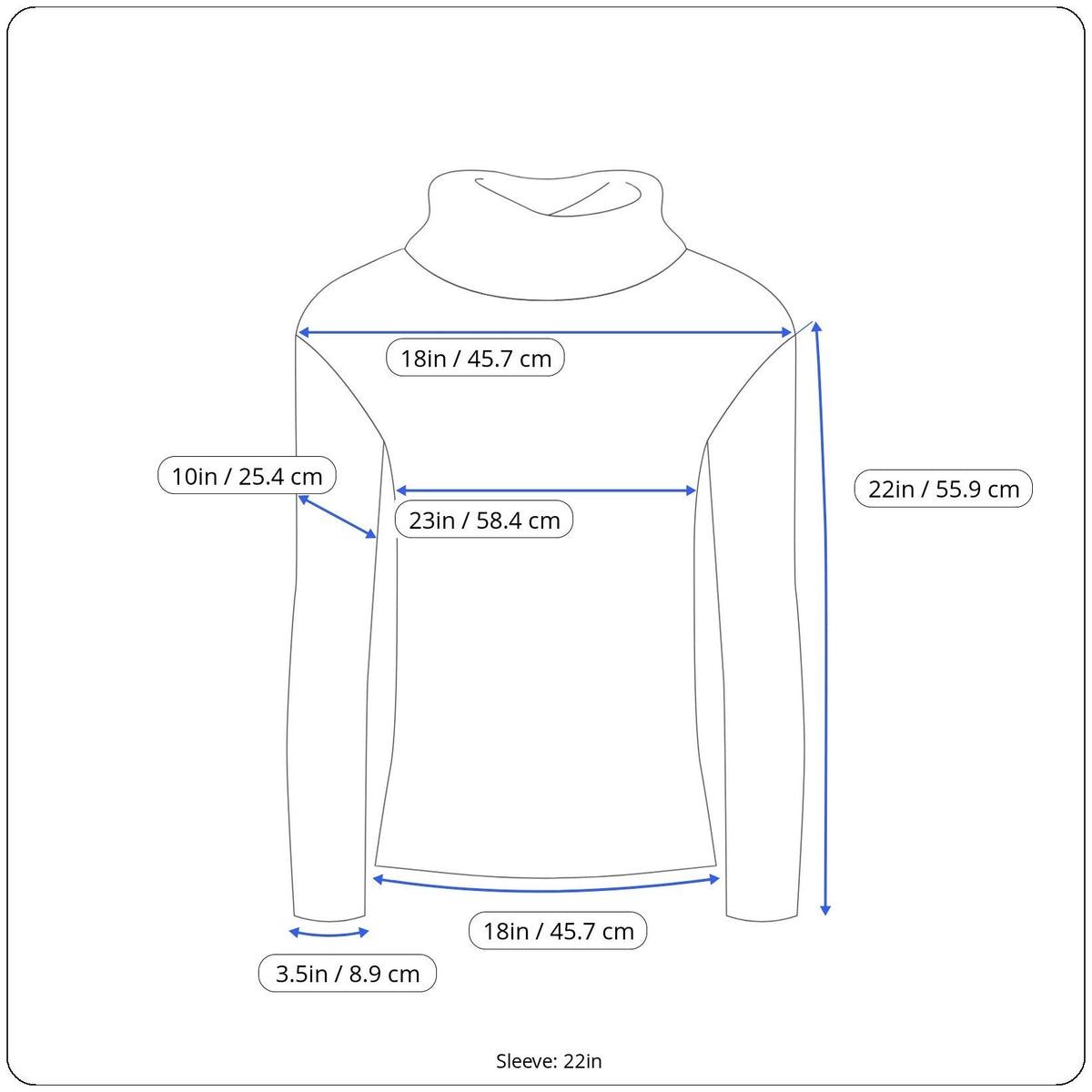 Wainscott Women's White Cotton Cable Knit Turtleneck Sweater Size L