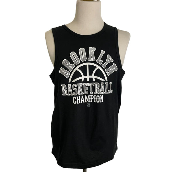 Brooklyn Basketball Champion Black Tank Top By South Pole New