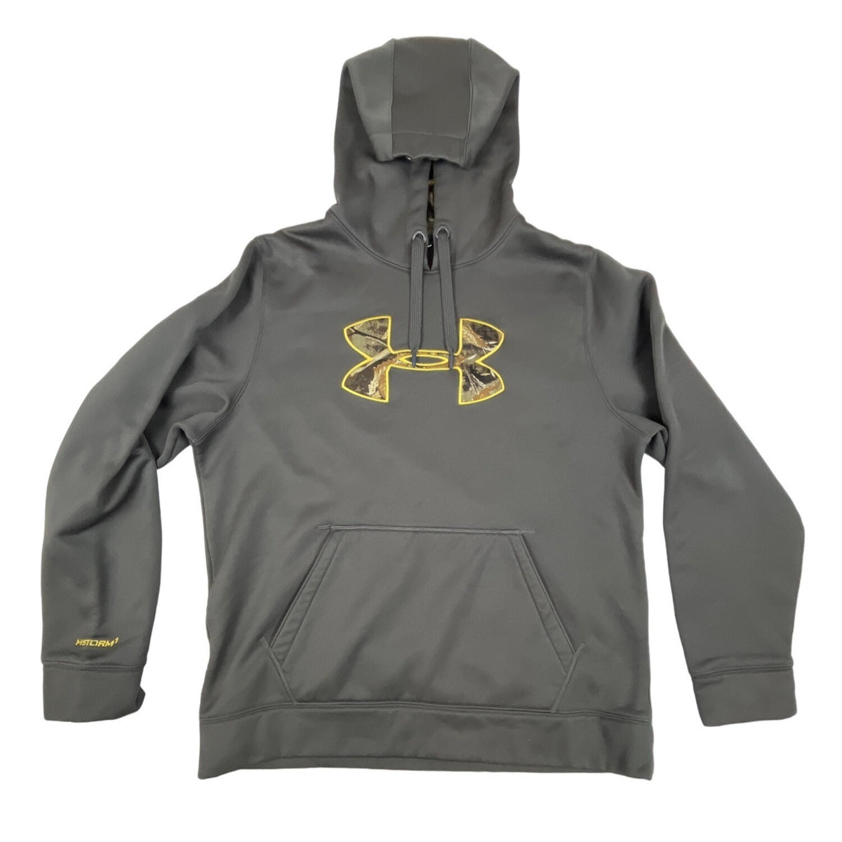 Under Armour Men’s Gray Pullover Hoodie Sz L
