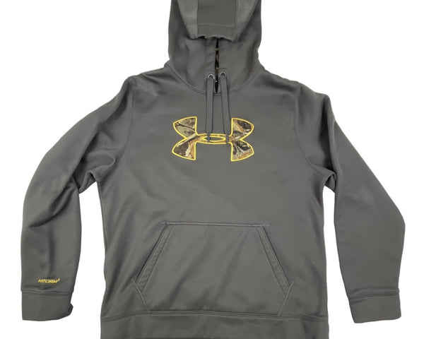 Under Armour Men’s Gray Pullover Hoodie Sz L