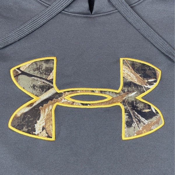 Under Armour Men’s Gray Pullover Hoodie Sz L
