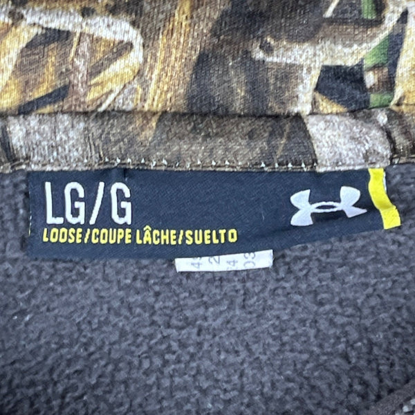 Under Armour Men’s Gray Pullover Hoodie Sz L